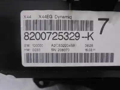 Автозапчасти б/у приборная доска за renault twingo ii (cn0_) 1.5 dci 75 ссылки oem iam 8200725329  