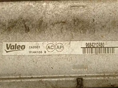 Second-hand car spare part intercooler for citroen c4 lim. 1.6 hdi fap oem iam references 9684212480 m144105b valeo 0384n9