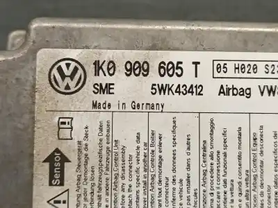Автозапчасти б/у блок управления подушками безопасности за skoda octavia ii combi (1z5) 2.0 tdi 4x4 ссылки oem iam 1k0909605t  5wk43412