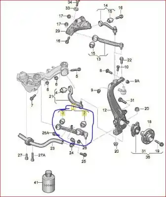 Peça sobressalente para automóvel em segunda mão braço de suspensão inferior dianteiro direito por audi a8 d3 (4e2, 4e8) 4.0 tdi quattro referências oem iam 4e0407155c  