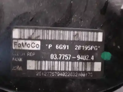 Second-hand car spare part brake servo for ford s-max (ca1) 1.6 ecoboost cat oem iam references 6g912b195pg  03775794024