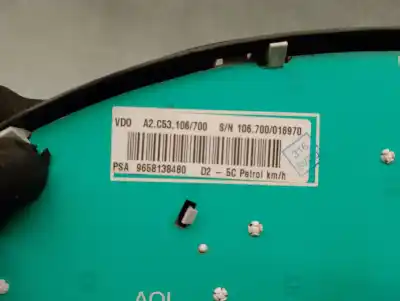 Peça sobressalente para automóvel em segunda mão quadrante por peugeot 407 2.2 referências oem iam 9658138480  a2c53106700