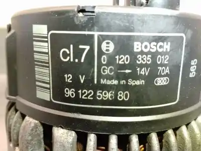 Pièce détachée automobile d'occasion alternateur pour citroen zx 1.9 d avantage références oem iam 9612259680  0120335012