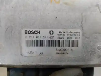 Автозапчастина б/у ебу контролер двигуна для renault laguna ii (bg0/1_) 2.2 dci (bg0f) посилання на oem iam 8200309318  0281011571
