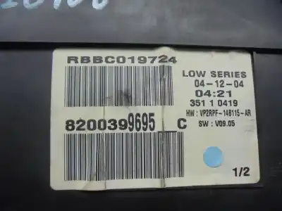 İkinci el araba yedek parçası enstrüman paneli için renault megane ii sedán (lm0/1_) 1.9 dci (lm0g lm1g lm2c) oem iam referansları 8200399695  