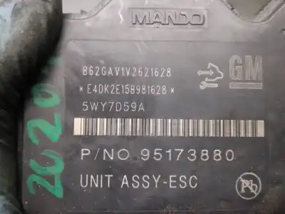 Peça sobressalente para automóvel em segunda mão abs por chevrolet aveo 1.3 diesel cat referências oem iam 95173880  