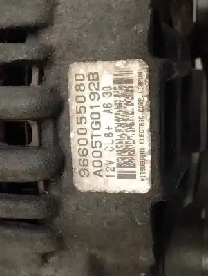 Peça sobressalente para automóvel em segunda mão alternador por citroen c2 sx referências oem iam 9660055080  a005tg0192b