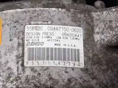 Peça sobressalente para automóvel em segunda mão compressor de ar condicionado a/a a/c por jeep compass 2.0 crd cat referências oem iam 55111423ah  4471500620