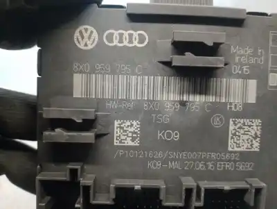Peça sobressalente para automóvel em segunda mão módulo electrónico do fecho central por audi q3 (8ug) 2.0 16v tdi referências oem iam 8x0959795c  8x0959795c