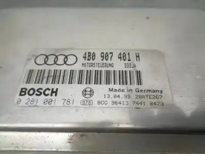 Автозапчастина б/у ебу контролер двигуна для audi a6 avant (4b5) 2.5 tdi посилання на oem iam 4b0907401h  0281001781