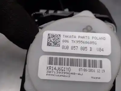 Автозапчастина б/у задній лівий ремін безпеки для audi q3 (8ug) 2.0 16v tdi посилання на oem iam 8u0857805b  