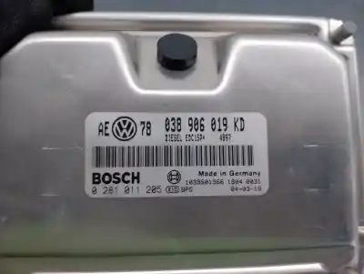 Second-hand car spare part ecu engine control for volkswagen passat b5.5 variant (3b6) 1.9 tdi oem iam references 038906019kd  0281011205