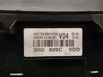 Peça sobressalente para automóvel em segunda mão quadrante por volkswagen passat b5.5 variant (3b6) 1.9 tdi referências oem iam 3b0920809c  110080197026