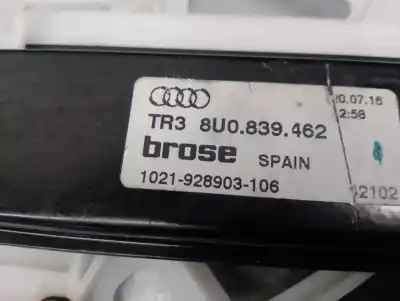 Автозапчастина б/у регулятор скла заднього правого для audi q3 (8ug) 2.0 16v tdi посилання на oem iam 8u0839462  
