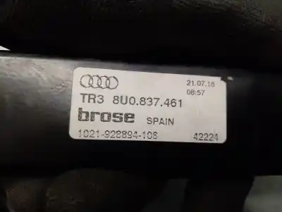 Автозапчастина б/у регулятор вікна передній лівий для audi q3 (8ug) 2.0 16v tdi посилання на oem iam 8u0837461  