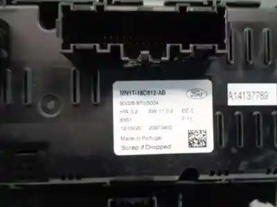 Peça sobressalente para automóvel em segunda mão comando de sofagem (chauffage / ar condicionado) por ford puma (j2k, cf7) 1.0 ecoboost mhev referências oem iam mn1t18c612ab  