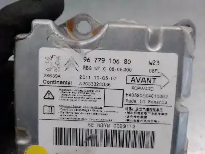 Second-hand car spare part airbag control unit for peugeot 508 2.0 16v hdi fap oem iam references 9677910680  a2c53323336