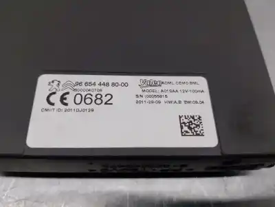 Pezzo di ricambio per auto di seconda mano modulo elettronico per peugeot 508 2.0 16v hdi fap riferimenti oem iam 9665444880  s000040706