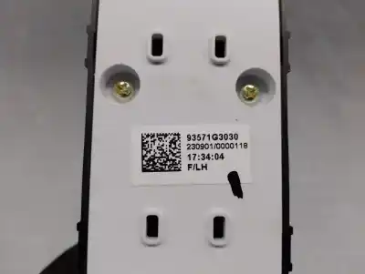 Автозапчасти б/у выключатель левого переднего окна за hyundai i30 (pde, pd, pden) 2.0 n ссылки oem iam 93571g3030  