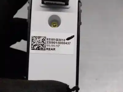 Pièce détachée automobile d'occasion commande de lève vitre arrière gauche pour hyundai i30 (pde, pd, pden) 2.0 n références oem iam 93581g3010  