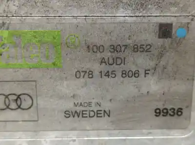 Pièce détachée automobile d'occasion intercooler / échangeur d'air pour audi a6 avant (4b5) 2.7 v6 30v biturbo références oem iam 078145806f  100307852