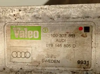 Автозапчастина б/у інтеркулер для audi a6 avant (4b5) 2.7 v6 30v biturbo посилання на oem iam 078145805d  100307851