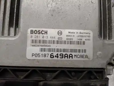 Second-hand car spare part ecu engine control for jeep compass 2.0 crd cat oem iam references p05187649aa  0281013444