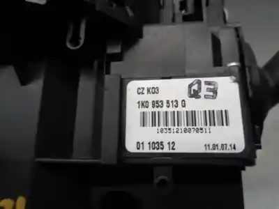 Peça sobressalente para automóvel em segunda mão comutador de luzes por seat altea (5p1) 1.9 tdi referências oem iam 1k0953513g  1k0959653c