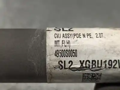 Автозапчасти б/у передняя левая трансмиссия за hyundai i30 (pde, pd, pden) 2.0 n ссылки oem iam 49500s0050  