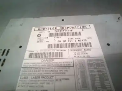 Pezzo di ricambio per auto di seconda mano impianto audio / radio cd per jeep commander 3.0 crd cat riferimenti oem iam 05064067af  