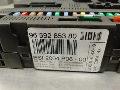 Second-hand car spare part fuse box unit for citroen c2 (jm_) 1.4 hdi oem iam references 9659285380  bsi2004