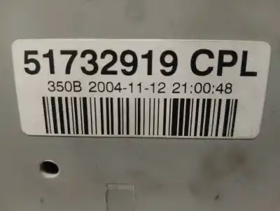 Pezzo di ricambio per auto di seconda mano scatola relè/fusibili per fiat idea (135) 1.3 16v jtd 16v dynamic plus (10.2005->) 69 cv / 51 kw riferimenti oem iam 51732919  501203880000