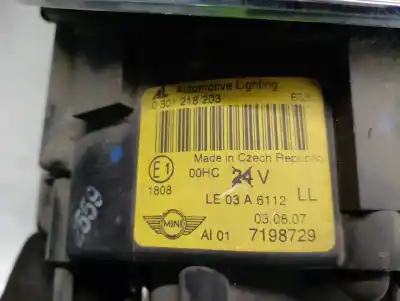 Second-hand car spare part left headlight for mini mini (r50, r53) one d oem iam references 0301218203  63127198729