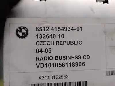 Second-hand car spare part audio system / radio cd for mini mini (r50,r53) 1.4 16v turbodiesel cat oem iam references 65124154934  65120148580