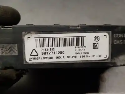 Second-hand car spare part electronic module for citroen c4 picasso * oem iam references 9812711280  