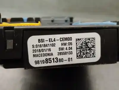 Second-hand car spare part fuse box unit for citroen c4 picasso * oem iam references 9819851380  28550133