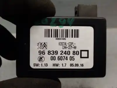 Peça sobressalente para automóvel em segunda mão sensor por citroen ds3 1.2 12v e-thp referências oem iam 9683924080  00607405