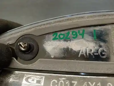 Peça sobressalente para automóvel em segunda mão molduras traseiras por citroen ds3 1.2 12v e-thp referências oem iam 9800069477  