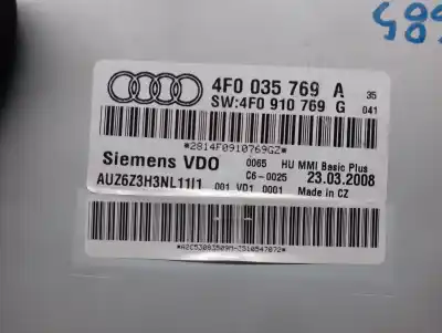 Автозапчасти б/у аудиосистема / радио cd за audi a6 avant (4f5) 2.0 tdi ссылки oem iam 4f0035769a  4f0910769g