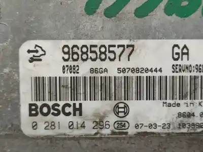 Peça sobressalente para automóvel em segunda mão centralina de motor uce por opel antara a (l07) 2.0 cdti referências oem iam 96858577  0281014296