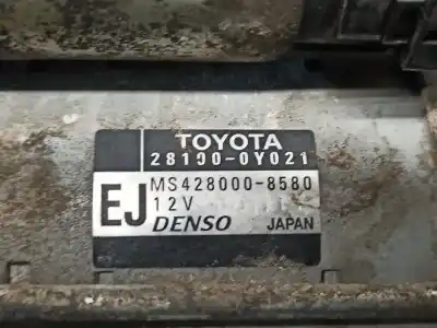 Автозапчасти б/у двигатель запускается за toyota yaris (_p9_) 1.3 vvt-i (scp90_) ссылки oem iam 281000y021  ms4280008580