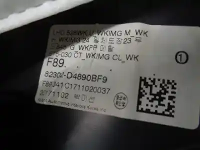 Peça sobressalente para automóvel em segunda mão forra / revestimento da porta dianteira direita por kia optima (jf) 1.7 crdi referências oem iam 82302d4890  82308d4070