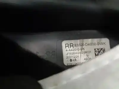Pezzo di ricambio per auto di seconda mano rivestimento porta posteriore destro per kia optima (jf) 1.7 crdi riferimenti oem iam 83302d4520  83308d4030