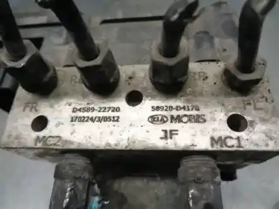 Second-hand car spare part abs for kia optima (jf) 1.7 crdi oem iam references 58900d4170  58920d4170