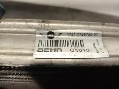 Peça sobressalente para automóvel em segunda mão intercooler por mini mini (r50, r53) one d referências oem iam 17517788755  c1010