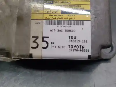 Peça sobressalente para automóvel em segunda mão centralina de airbag por toyota corolla (_e12_) 2.0 d-4d (cde120_) referências oem iam 8917002260  210213101