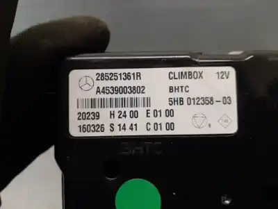 Pezzo di ricambio per auto di seconda mano modulo elettronico per smart fortwo coupé (453) 0.9 (453.344. 453.353) riferimenti oem iam a4539003802  285251361r