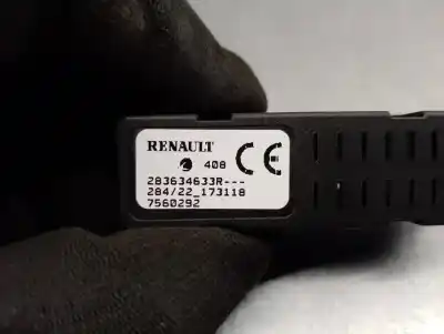Peça sobressalente para automóvel em segunda mão módulo eletrônico por renault captur ii (hf_) tce 100 (hfmt) referências oem iam 283634633r  