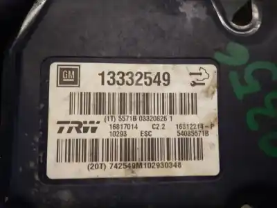 Автозапчастина б/у абс для opel insignia a (g09) 2.0 cdti 4x4 (68) посилання на oem iam 13332549  