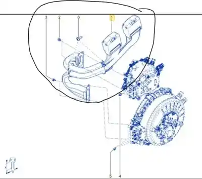 Peça sobressalente para automóvel em segunda mão fio por renault captur ii (hf_) tce 100 (hfmt) referências oem iam 297a33828r  